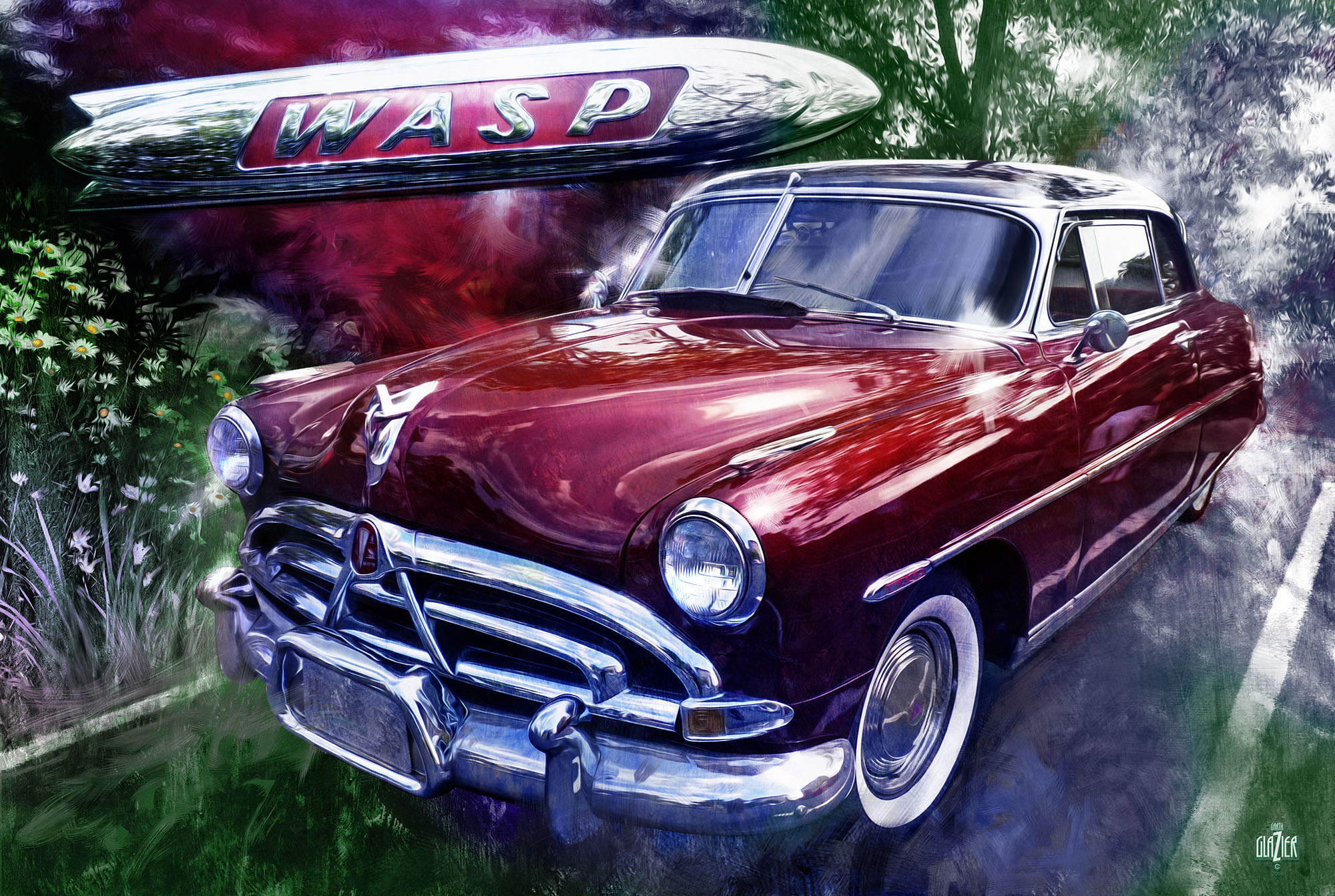 Garth Glazier - Classic Detroit Vintage Car Paintings