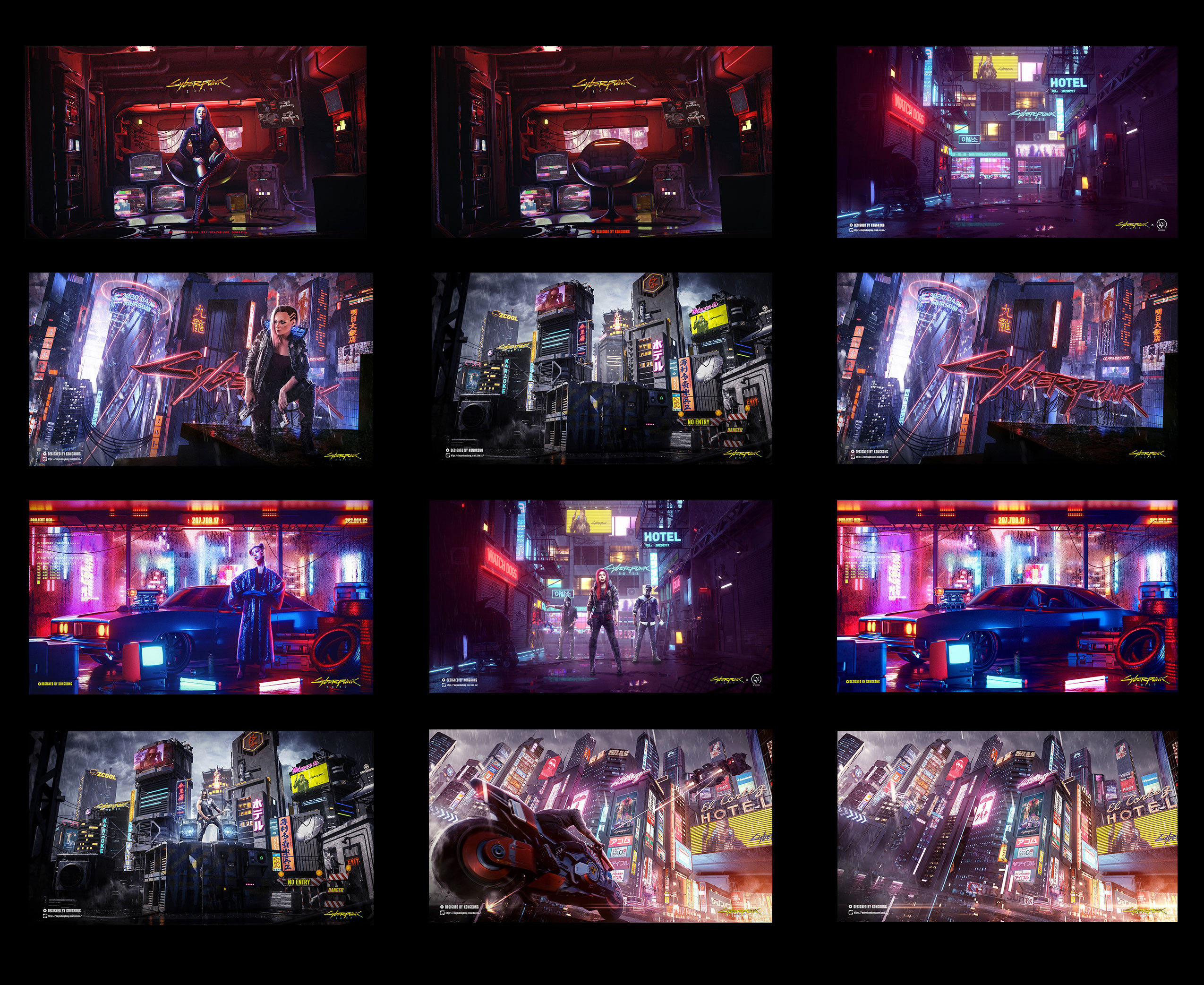 Video Game Cyberpunk 2077 4k Ultra HD Wallpaper by 空空 Kongkong