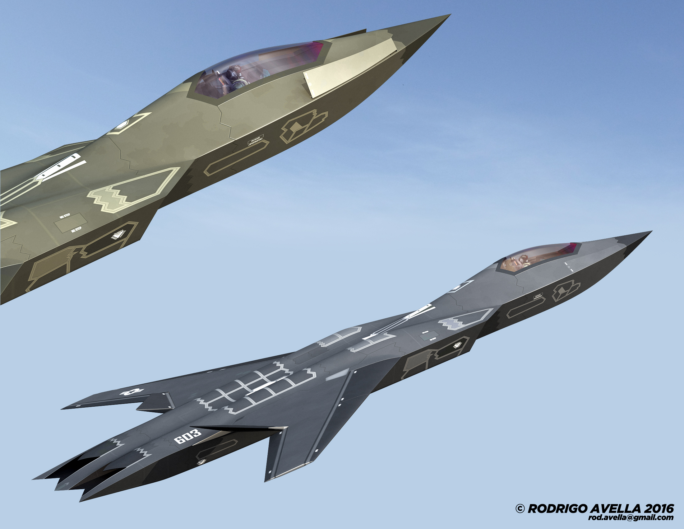 Sixth Generation Fighter on Behance