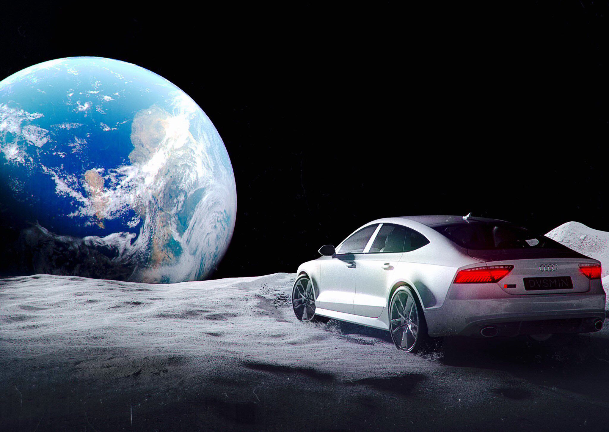 Машина на Луне. Машина на фоне планеты. Автомобиль в космосе. Машина на фоне Луны. Moon cars