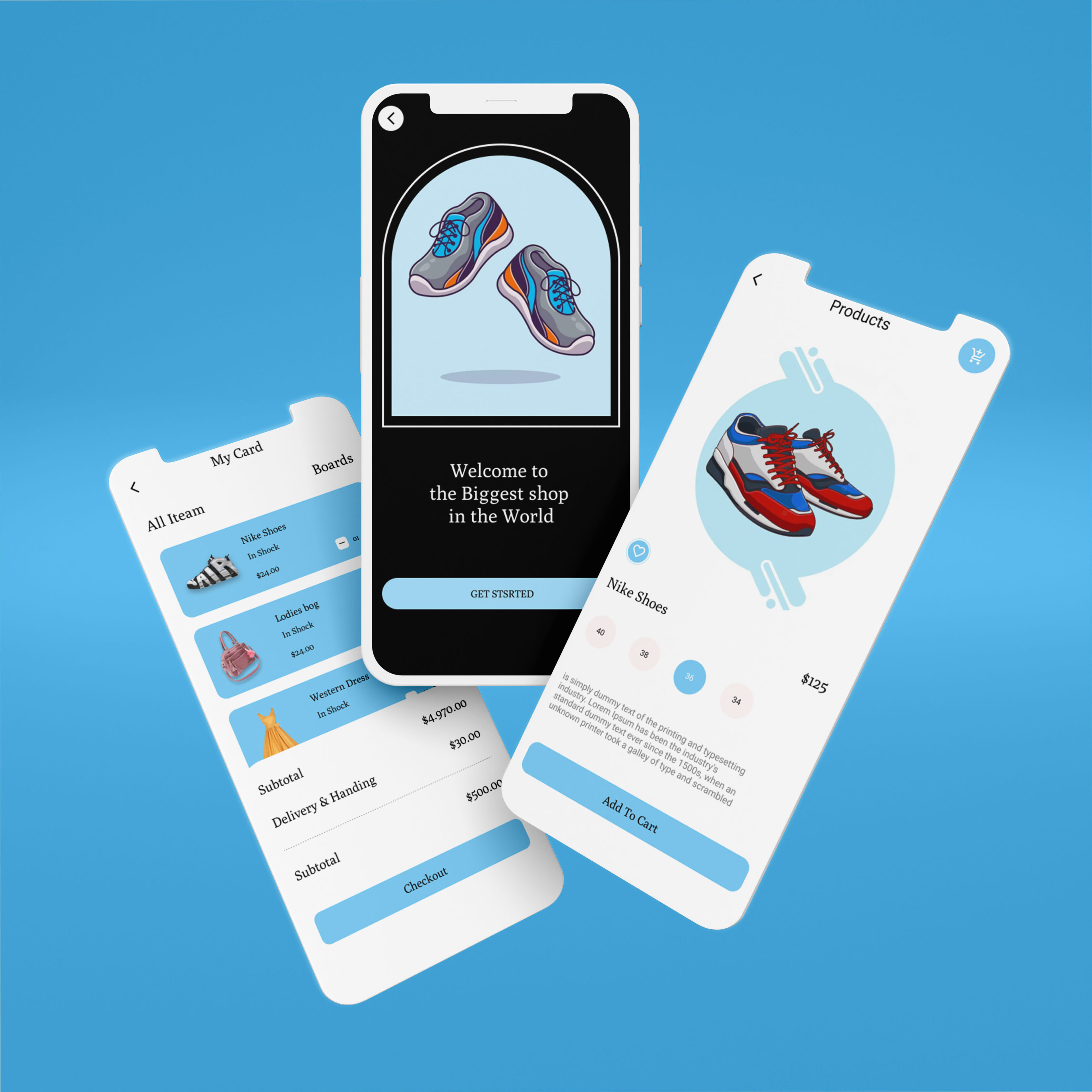 Online Shoes Shopping App UI :: Behance