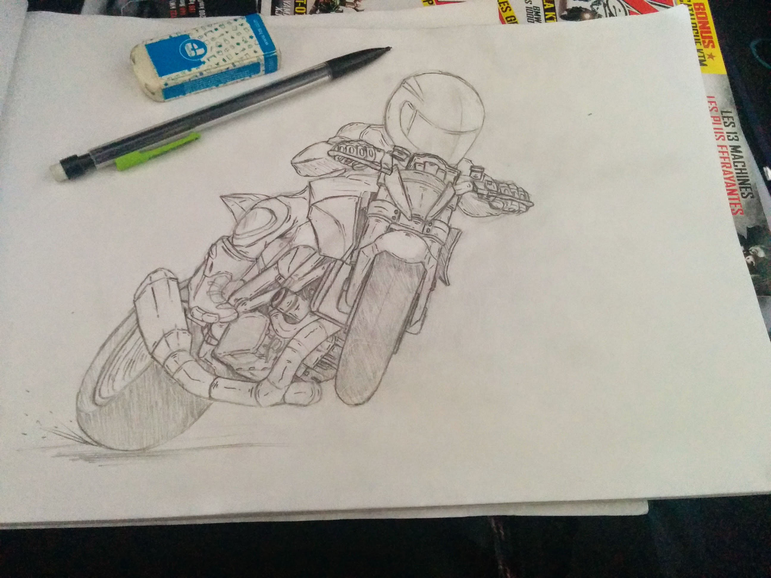 How to Draw KTM Bike Step byStep for Beginners || KTM RC200 Drawing | Bike  drawing - YouTube