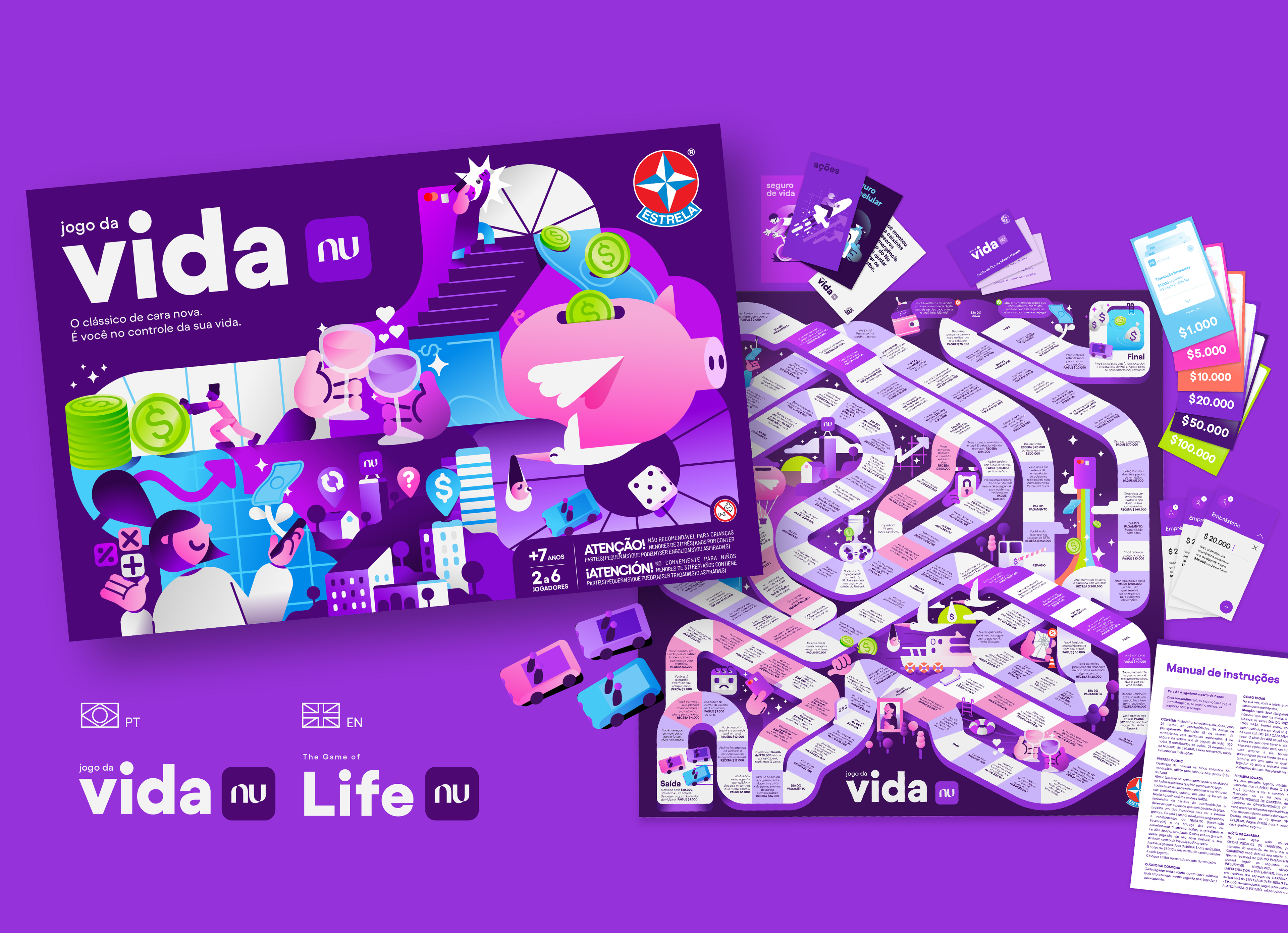 Nubank's Jogo da Vida: Classic game by Estrela gets a new version - Nu  International