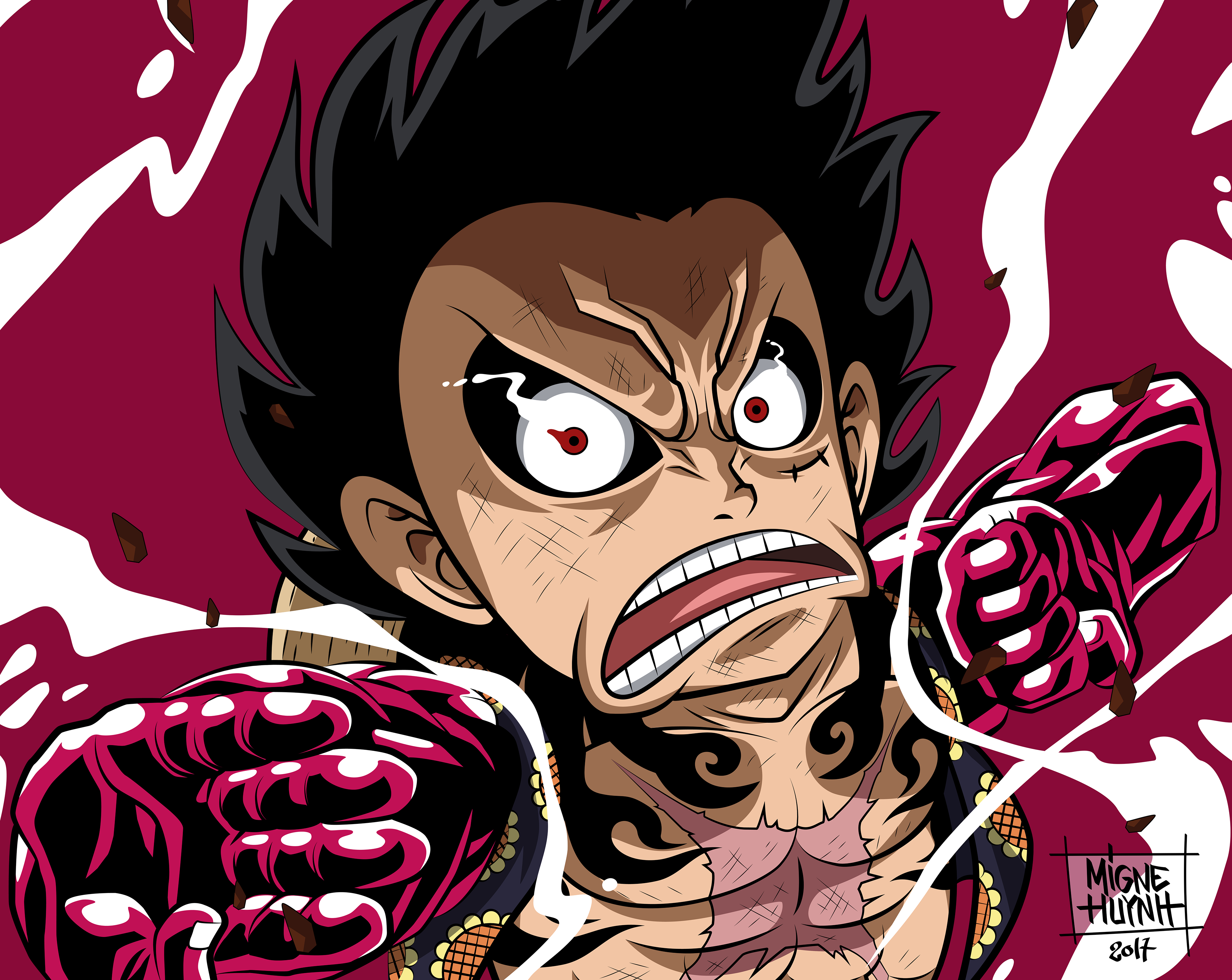 one piece chibi luffy wallpaper