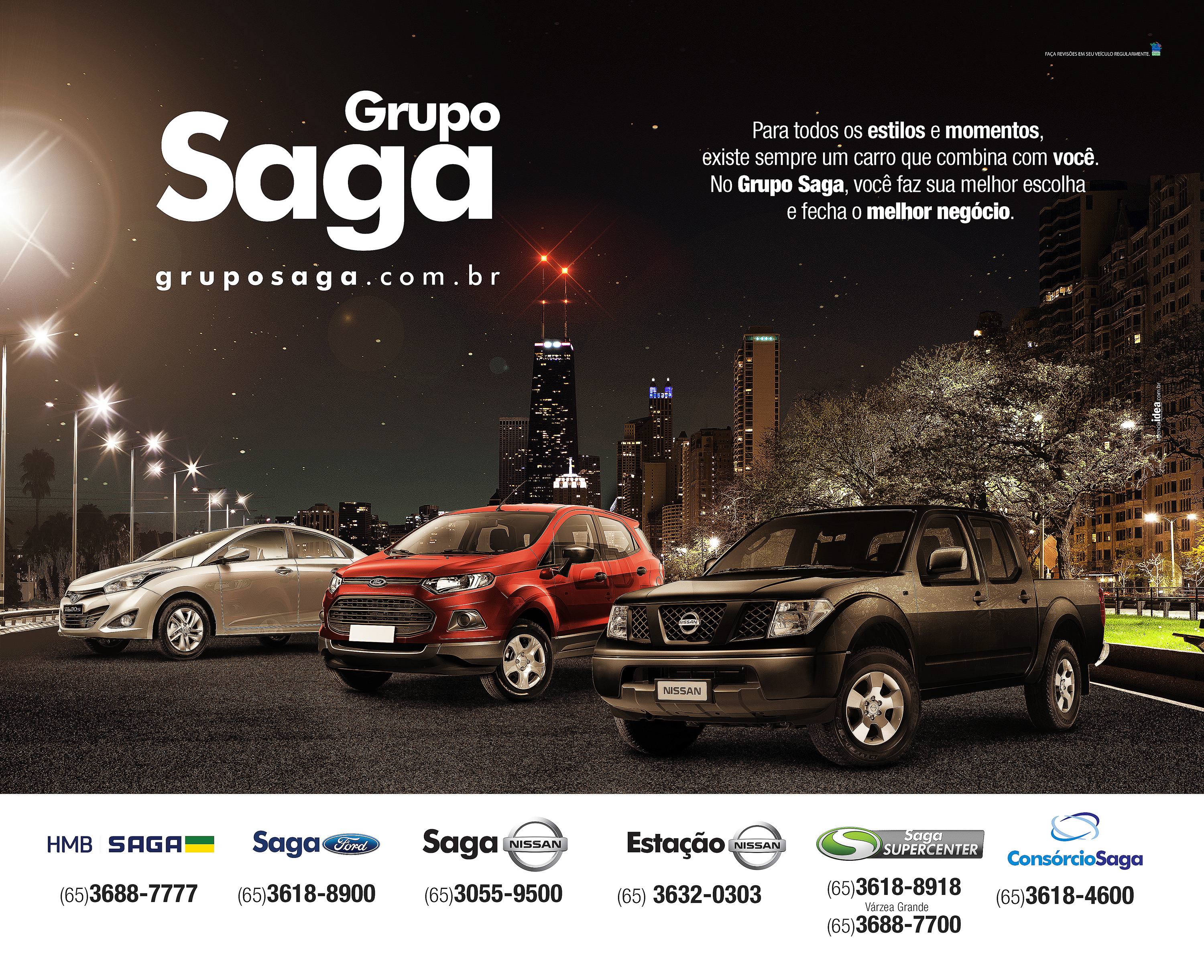 Grupo Saga revoluciona o mercado de automóveis com o lançamento da