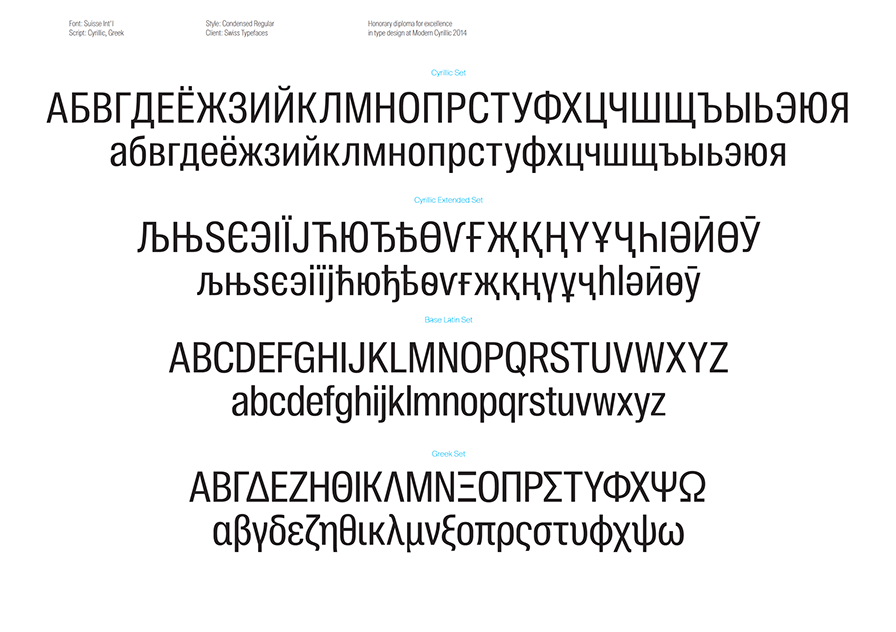 Extended Cyrillic for you typeface