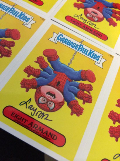 2014 Garbage Pail Kids Series 2 Base Cards 122ab-132ab Super Hero Cards 
