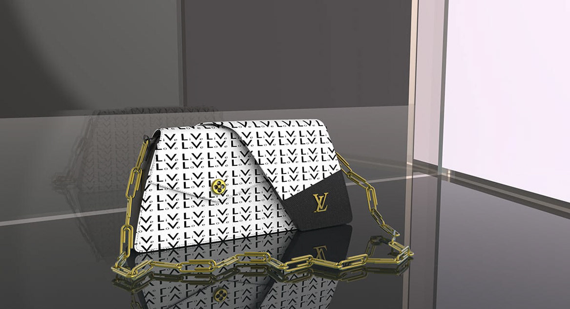 Louis Vuitton I 3D Hand Bag I Freelancing Project Completed