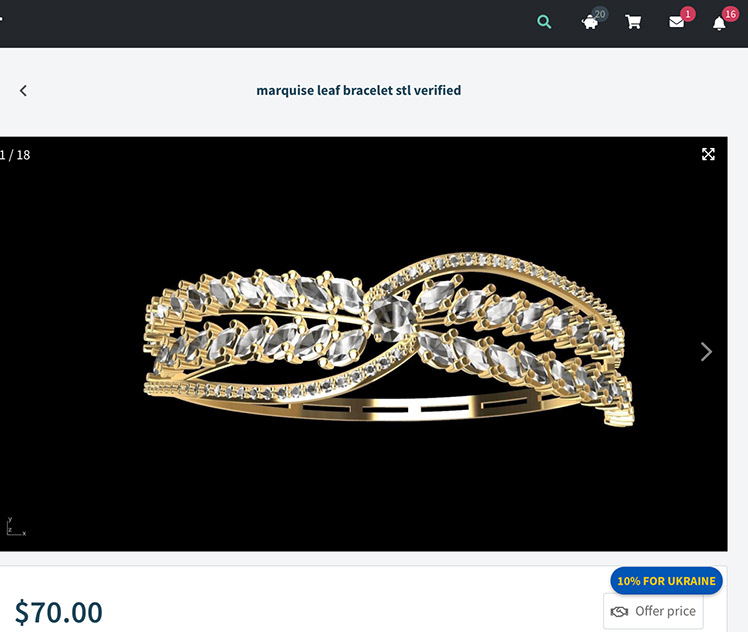 Customized Jewelry 3d Modelling
