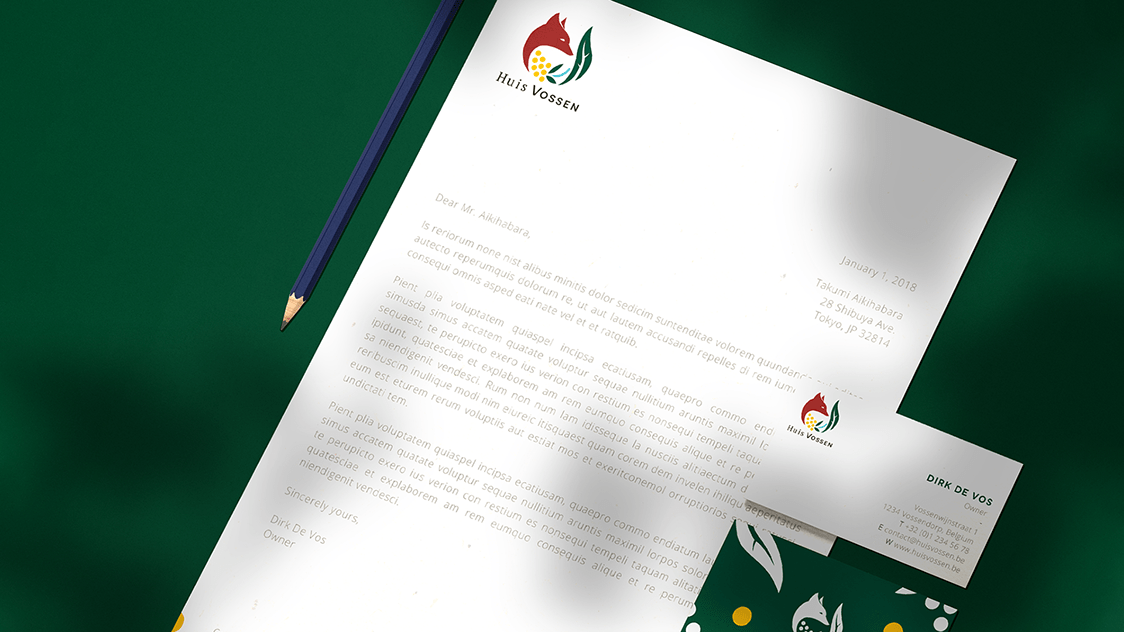 I will design your business card, letterhead and envelope.