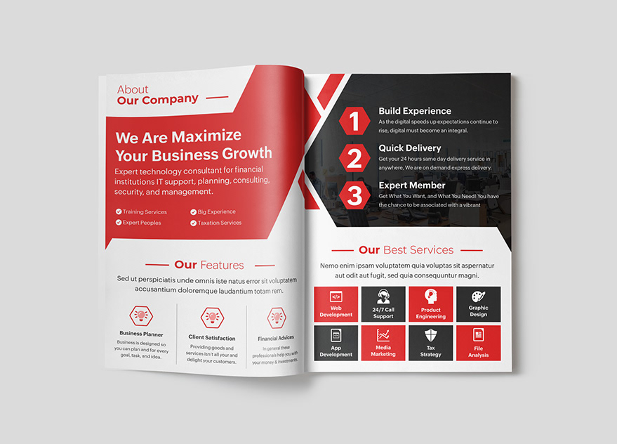 marketing services business brochure