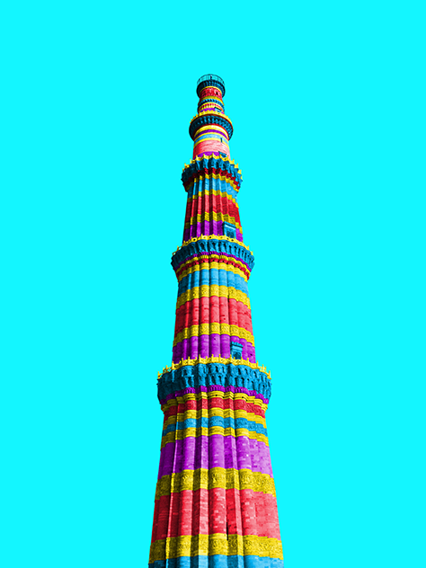 Qutub minar - ícones de monumentos grátis-saigonsouth.com.vn