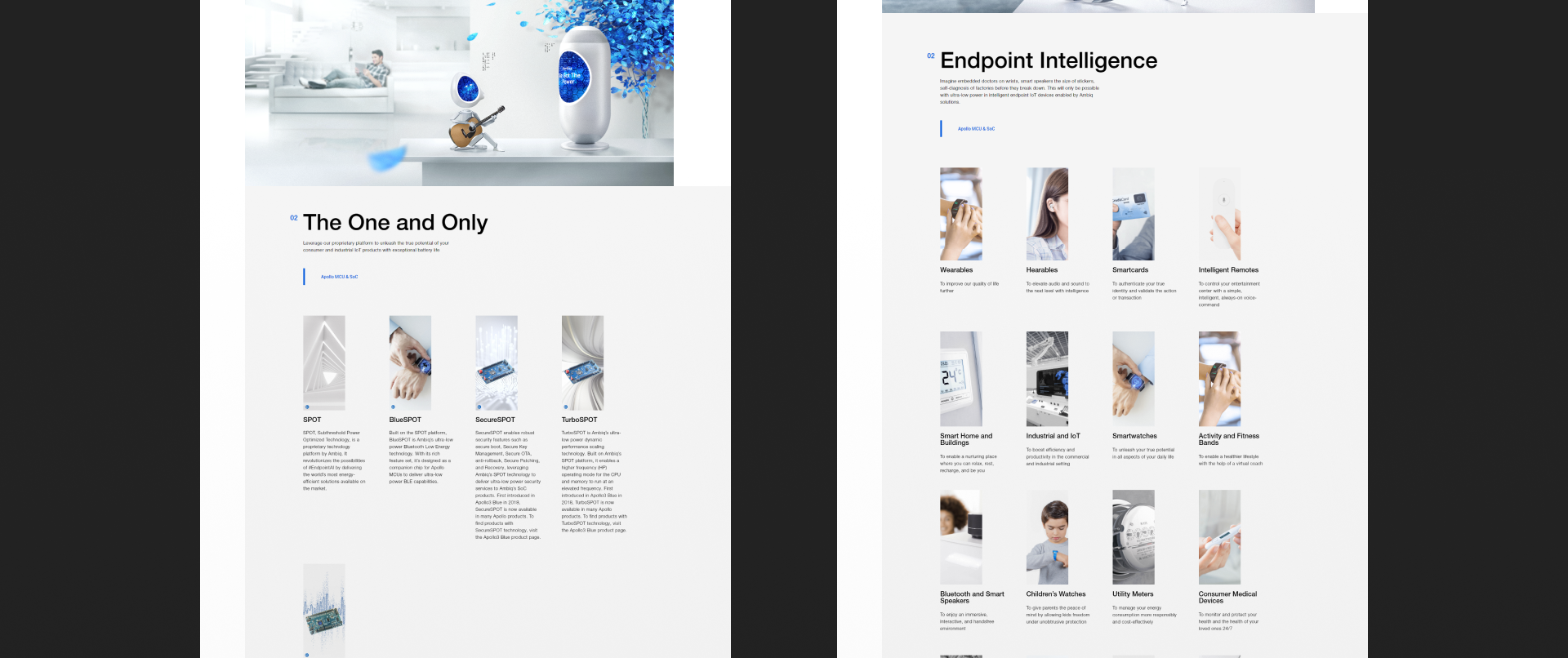 Similar pages design, The one and only and Endpoint Intelligence