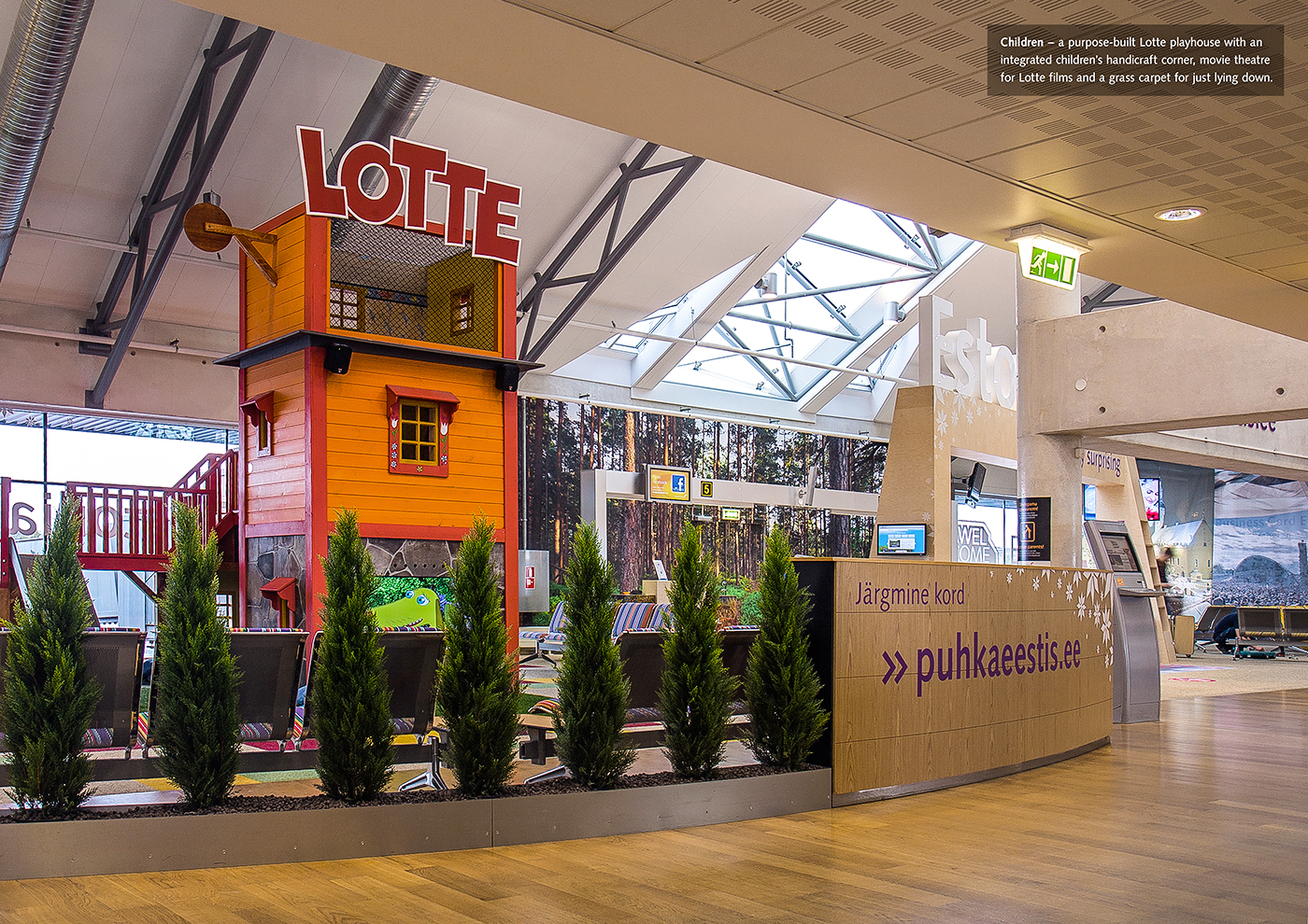 Visit Estonia – Gate at Tallinn Airport