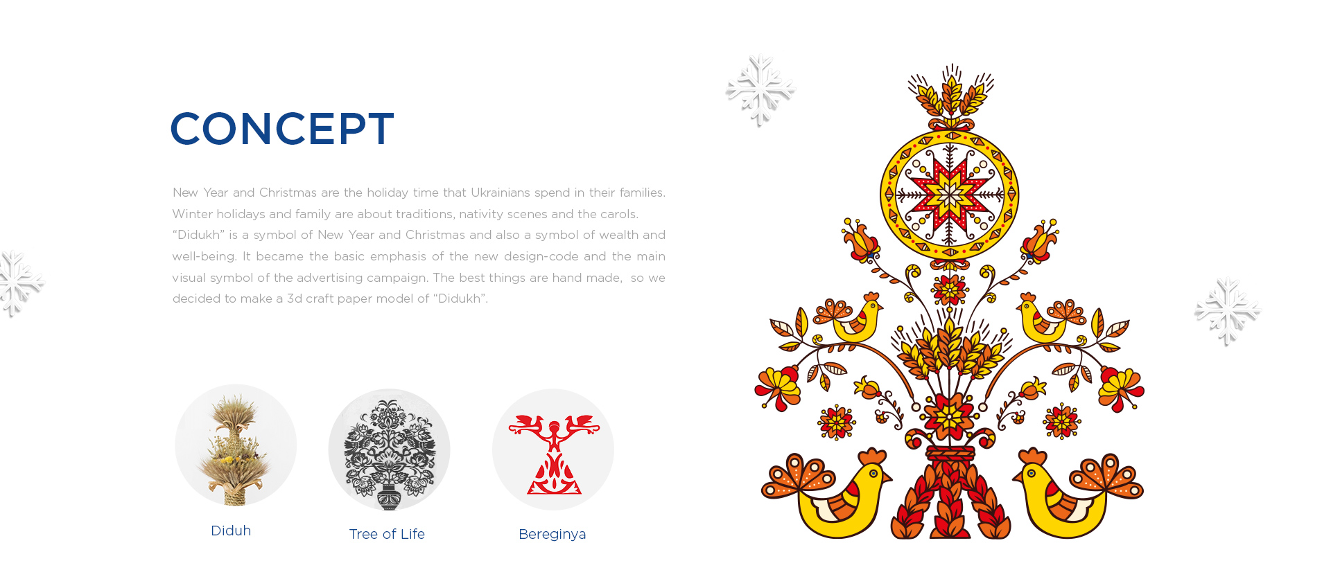 Didukh is a symbol of New Year and Christmas in Ukraine and also a symbol of wealth and well-being
