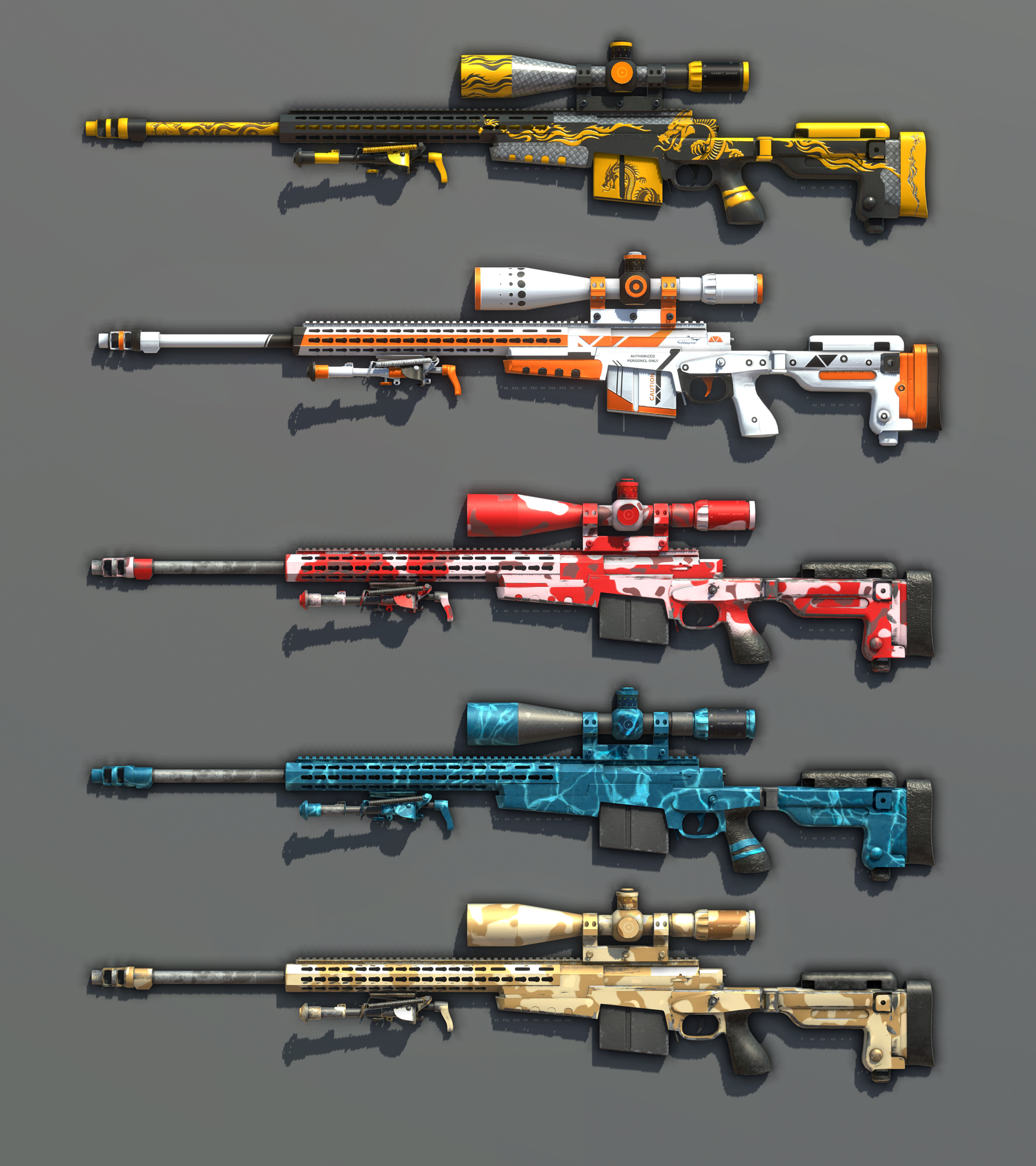 Gun skins