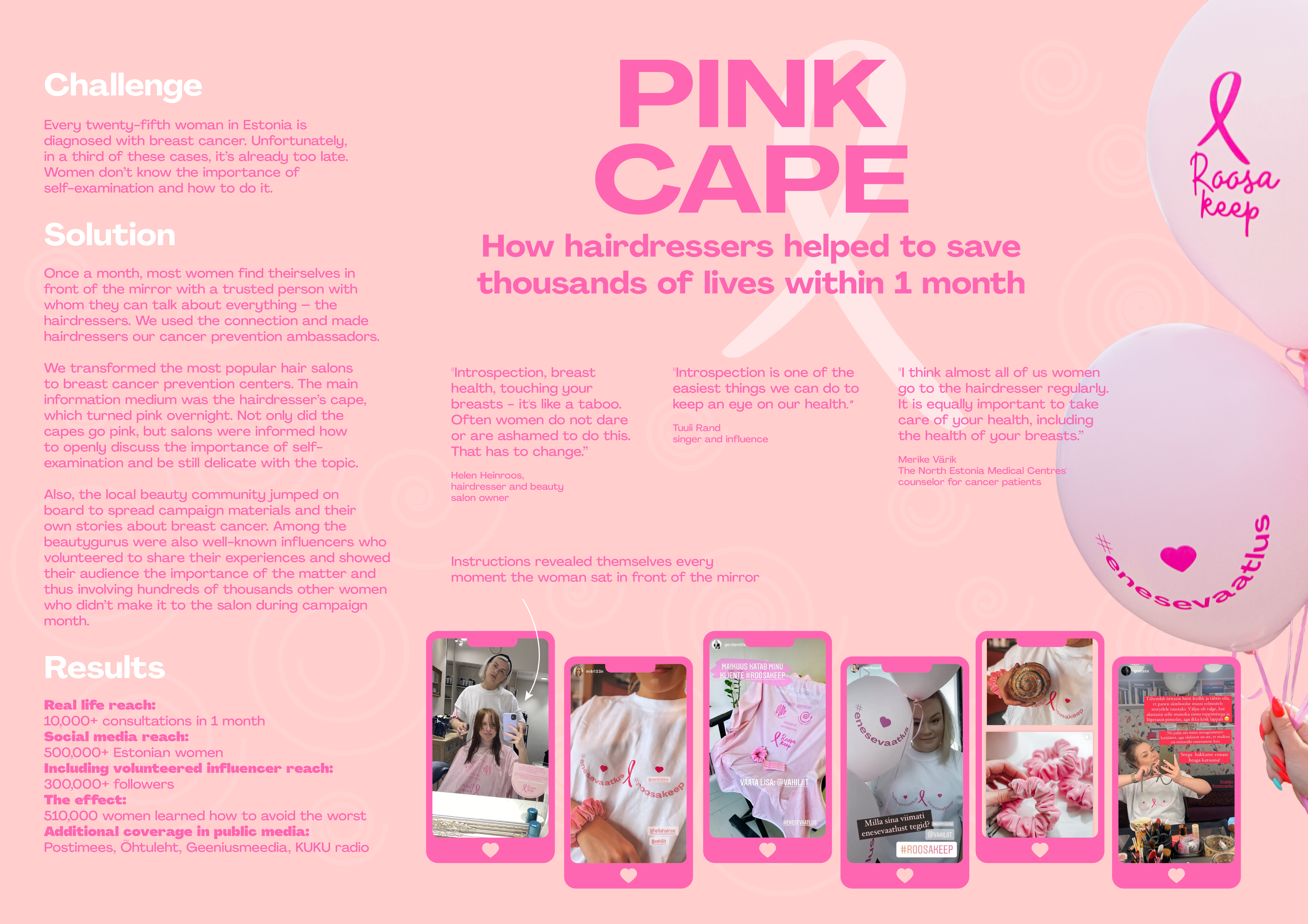 Pink Cape