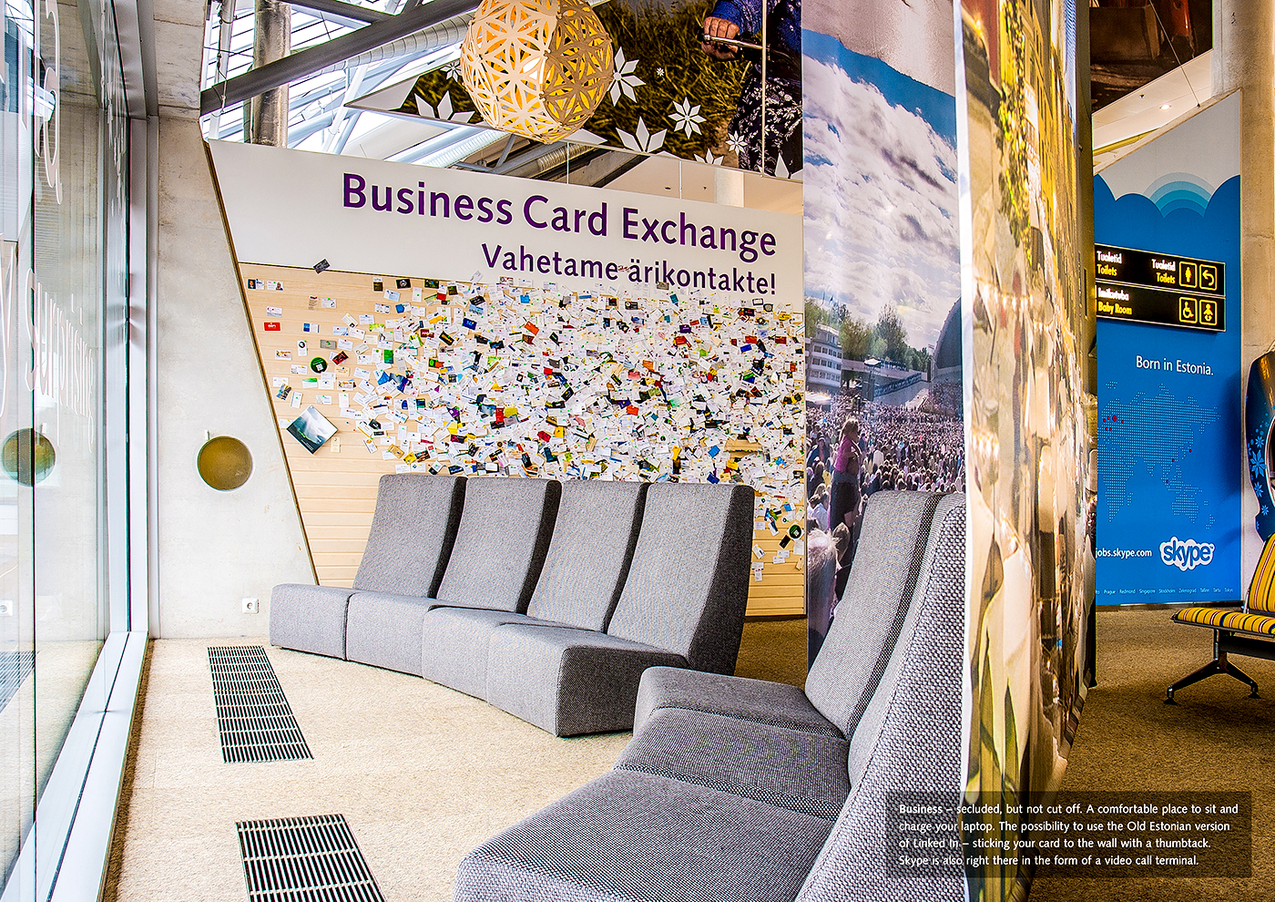 Visit Estonia – Gate at Tallinn Airport