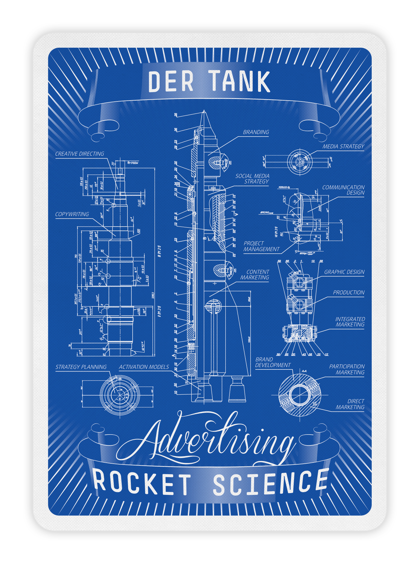 Tank – Advertising Rocket Science Playing Cards