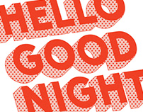Hello Good Night Logo Exploration
