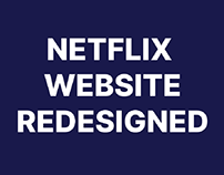 Netflix Web Redesign
