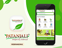 Patanjali Mobile App Re-branding