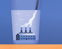 Pollution in Drinking Water / Illustration