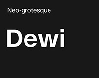 Dewi typeface