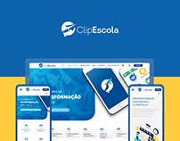 ClipEscola - Redesign + Front-end