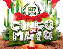 Cinco De Mayo Flyer PSD (Photoshop)