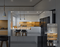 Mitman Kitchen website design