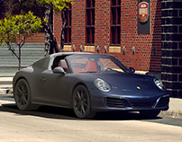 Automotive CGI Project, featuring Porsche 911 Targa 4S