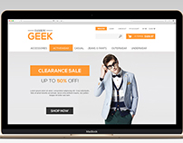Fashion Geek / Web Design