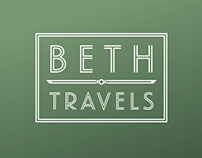 Beth Travels Logo and Business Cards