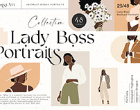 Lady Boss Abstract Portraits