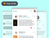 Bookshelf - Free UI Kit
