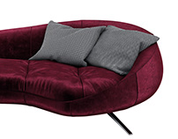 Boe Desirre Sofa 3d models