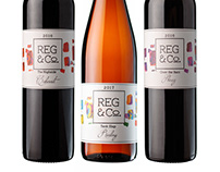 Wine Label Design for Reg&Co, Clare Valley
