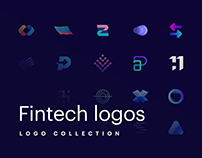 Fintech logo designs