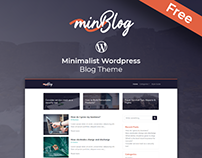 minBlog - Free Minimalist Wordpress Blog Theme