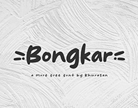 Bongkar free font for commercial use