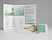 Yoga Meditation A4 / Letter Trifold Brochure