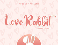 LOve Rabbit Display Font