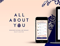 All About You - UX Design Web eCommerce