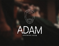 Adam Grooming Room - Brand Identity