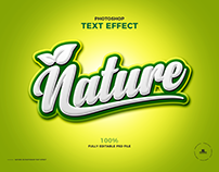 Free Nature Photoshop Text Effect