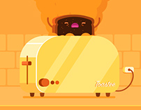 Burnt Toast - Animated Gif