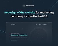 Medialot - Corporate website redesign