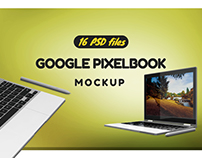 Google Pixelbook Mockup