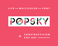 POPSKY — Multicolor SVG Font